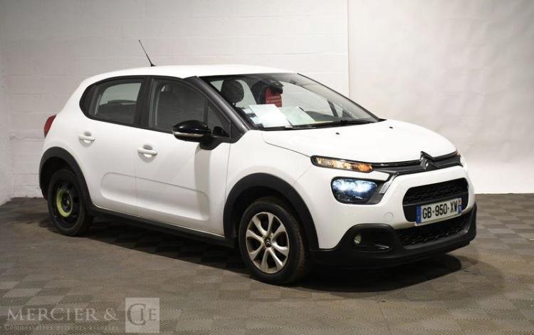 CITROEN C3 SOCIETE 1.5 BLUEHDI 100ch FEEL BLANC GB-950-XW