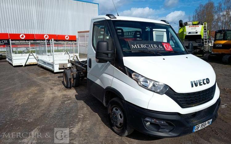 IVECO DAILY 6 CCB 35C16 3,0D 16V 160 CV  EQUIPE BRAS AMPLIROL + 3 BENNES BLANC GB-958-PW