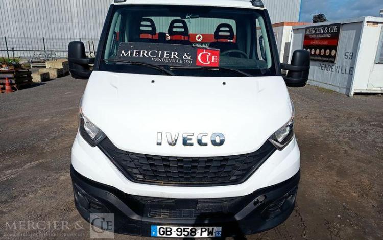 IVECO DAILY 6 CCB 35C16 3,0D 16V 160 CV  EQUIPE BRAS AMPLIROL + 3 BENNES BLANC GB-958-PW