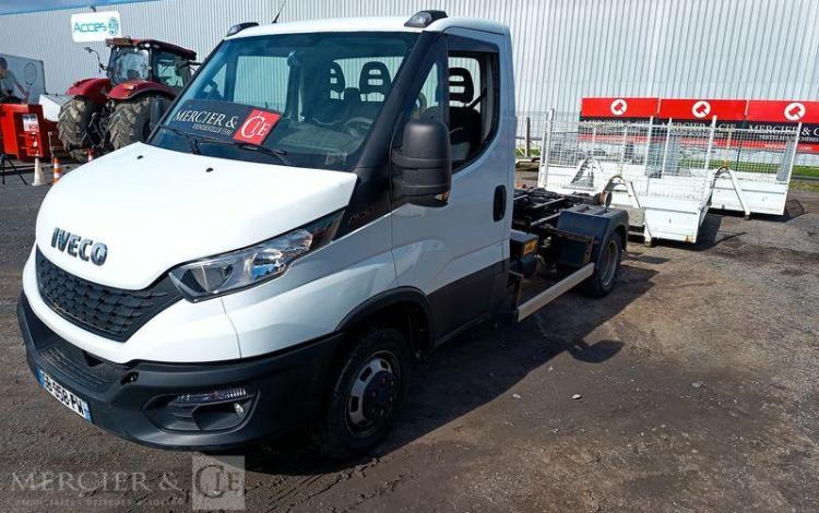 IVECO DAILY 6 CCB 35C16 3,0D 16V 160 CV  EQUIPE BRAS AMPLIROL + 3 BENNES BLANC GB-958-PW