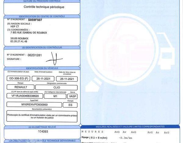 RENAULT CLIO V SOCIETE 0.9 TCE 90ch BUSINESS REVERSIBLE BLANC GD-308-EG