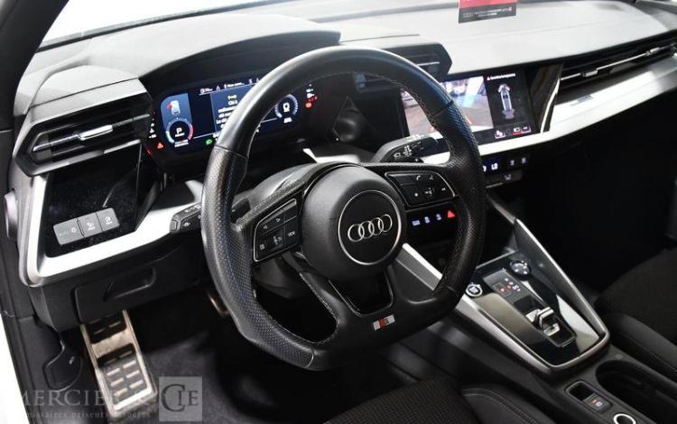 AUDI A3 SPORTBACK 2.0 30 TDI 115ch S-LINE S-TRONIC BLANC GD-331-FC
