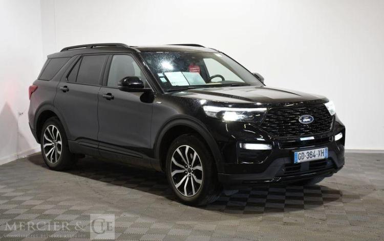 FORD EXPLORER 3.0 ECOBOOST 457ch PHEV ST-LINE 4X4 BVA – 7 PLACES NOIR GD-364-XH