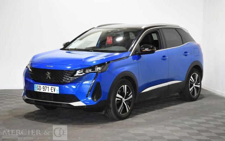 PEUGEOT 3008 GT HYBRID 225 BLEU GD-971-EV