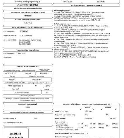 NISSAN PRIMASTAR FOURGON 2.0 DCI 150 L2H1 LONG N-CONNECTA BLANC GE-871-HR