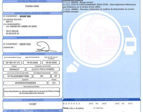 RENAULT CLIO V 1.6 E-TECH 140ch MHEV BUSINESS BVA BLEU GF-901-EY