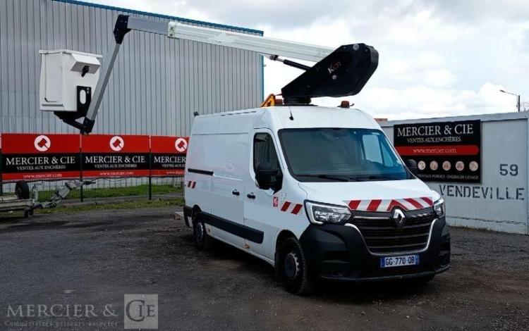 RENAULT MASTER L2H2  NACELLE KLUBB  KL32 – 12 METRES – DIESEL – 680 HEURES – ANNEE 2022 BLANC GG-770-QB