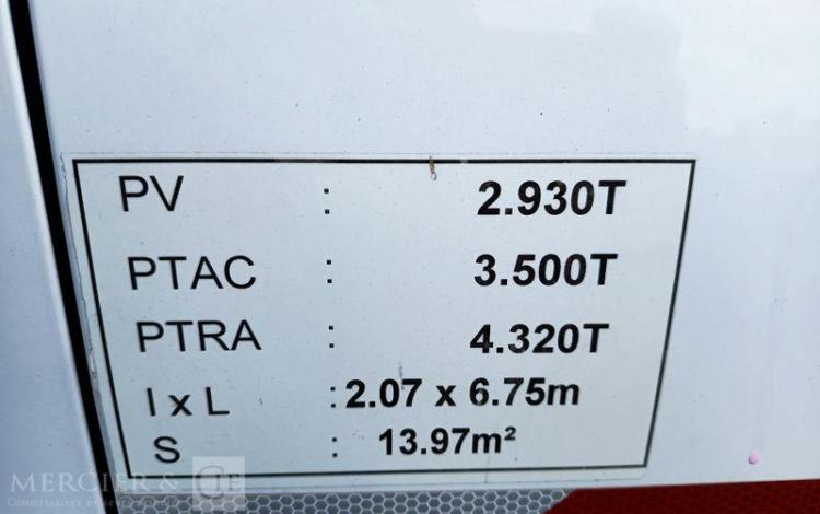 RENAULT MASTER L2H2  NACELLE KLUBB  KL32 – 12 METRES – DIESEL – 680 HEURES – ANNEE 2022 BLANC GG-770-QB