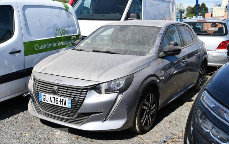 PEUGEOT 208 A,E ALLURE BLUEHDI vente à pro car depedalage obligatoire GRIS GL-476-HV