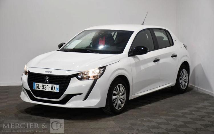 PEUGEOT 208 BLANC GL-931-WX
