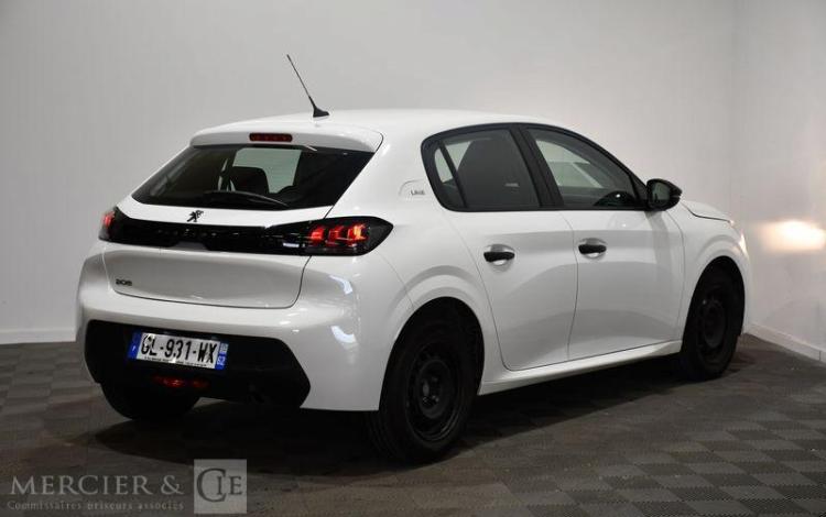 PEUGEOT 208 BLANC GL-931-WX