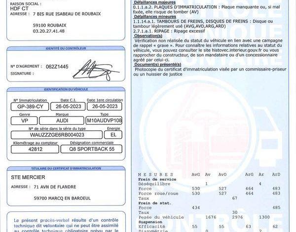 AUDI Q8 SPORTBACK 55 ELECTRIQUE 410ch 114KWH S-LINE QUATTRO GRIS GP-389-CY