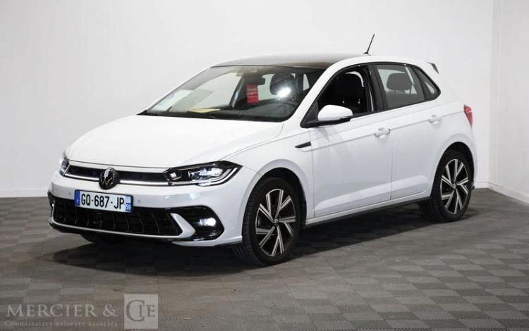 VOLKSWAGEN POLO 1.0 TSI 95ch R-LINE BLANC GQ-687-LP