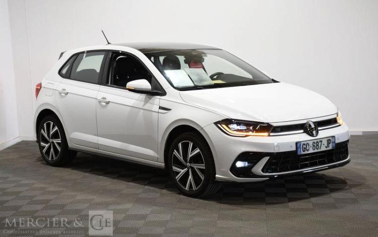 VOLKSWAGEN POLO 1.0 TSI 95ch R-LINE BLANC GQ-687-LP