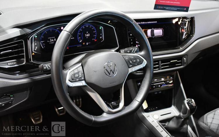 VOLKSWAGEN POLO 1.0 TSI 95ch R-LINE BLANC GQ-687-LP