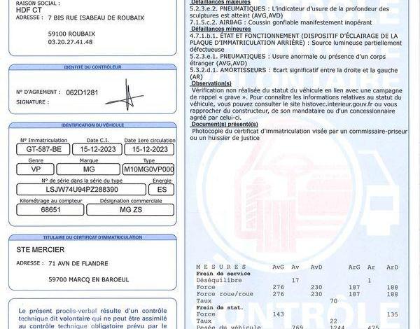 MG ZS 1.5 VTI 105 COMFORT NOIR GT-587-BE
