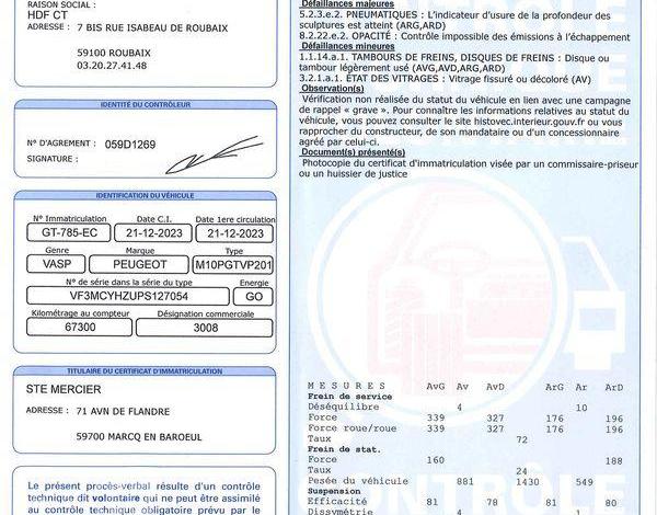 PEUGEOT 3008 SOCIETE 1.5 BLUEHDI 130ch ALLURE PACK EAT GRIS GT-785-EC