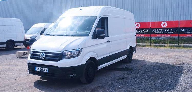 VOLKSWAGEN CRAFTER 2.0 TDI 140ch 3T5 L3H3 BUSINESS BVA BLANC GX-034-HS