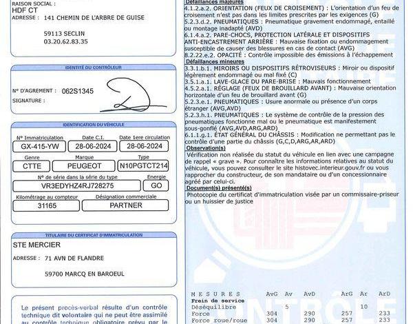 PEUGEOT PARTNER 1.5 BLUEHDI 130ch 950KG L2 XL BASE  EAT BLANC GX-415-YW