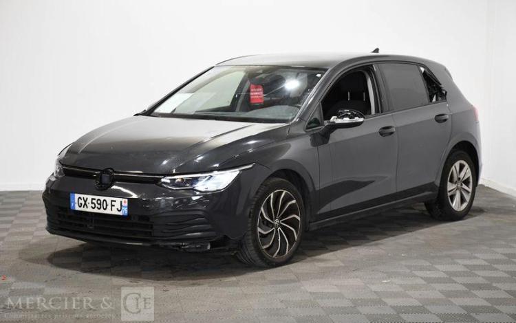 VOLKSWAGEN GOLF 8 1.5 E-TSI 130ch MHEV LIFE PLUS DSG GRIS GX-590-FJ