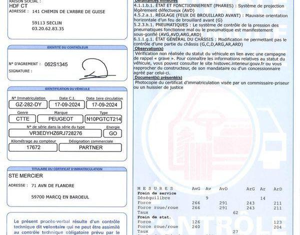 PEUGEOT PARTNER 1.5 BLUEHDI 130ch 950KG L2 XL BASE EAT BLANC GZ-282-DY