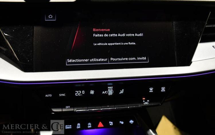 AUDI A3 SPORTBACK 1.5 35 TFSI 150ch MHEV S-LINE S-TRONIC NOIR HC-827-DA