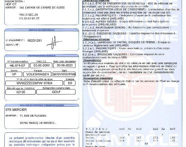 VOLKSWAGEN GOLF 8 2.0 TSI 245ch GTI DSG NOIR HE-974-EF