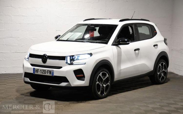 CITROEN e-C3 SOCIETE ELECTRIQUE 115ch 44KWH AUTONOMIE-CONFORT VAN BLANC HF-120-FN