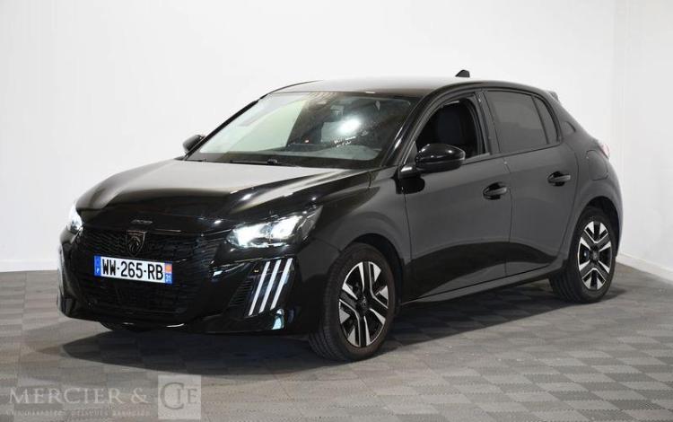 PEUGEOT 208 ALLURE vendu en l&rsquo;etat sans carte grise NOIR WW-265-RB