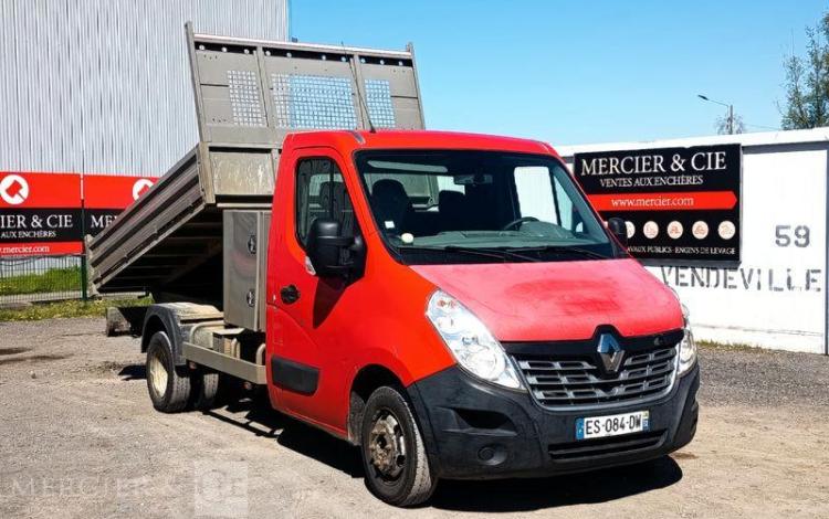 RENAULT MASTER 2,3 DCI 130 CV BENNE AVEC COFFRE ACIER ROUGE ES-084-DW