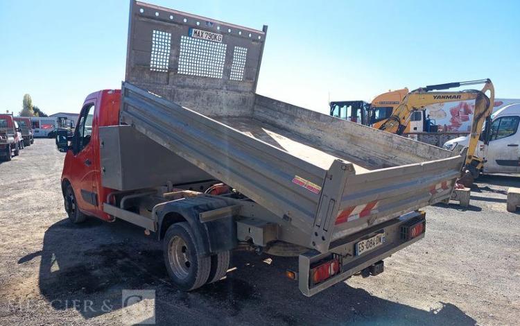 RENAULT MASTER 2,3 DCI 130 CV BENNE AVEC COFFRE ACIER ROUGE ES-084-DW
