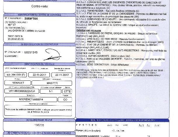 RENAULT MASTER 2,3 DCI 130 CV BENNE AVEC COFFRE ACIER ROUGE ES-084-DW