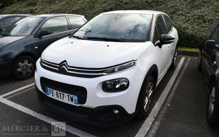 CITROEN C3 SOCIETE 1.5 BLUEHDI 100ch FEEL BLANC FE-617-TW