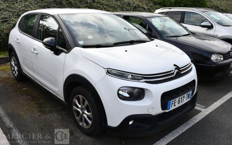 CITROEN C3 SOCIETE 1.5 BLUEHDI 100ch FEEL BLANC FE-617-TW