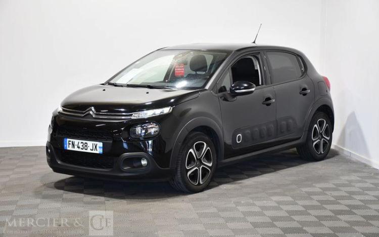 CITROEN C3 1.2 PURETECH 110ch SHINE EAT NOIR FN-438-JX