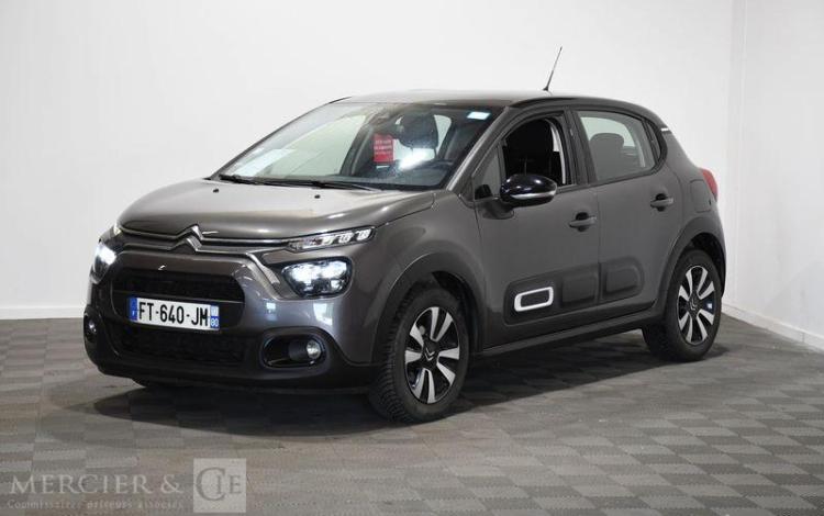 CITROEN C3 1.2 PURETECH 110ch SHINE BUSINESS GRIS FT-640-JM