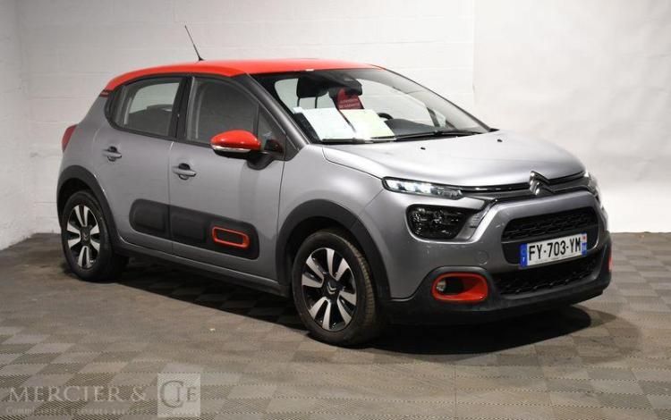 CITROEN C3 1.2 PURETECH 110ch SHINE PACK EAT GRIS FY-703-YM