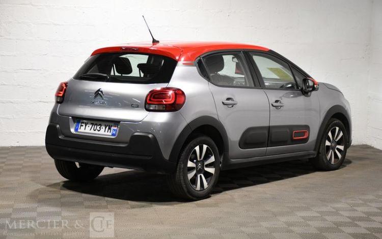 CITROEN C3 1.2 PURETECH 110ch SHINE PACK EAT GRIS FY-703-YM