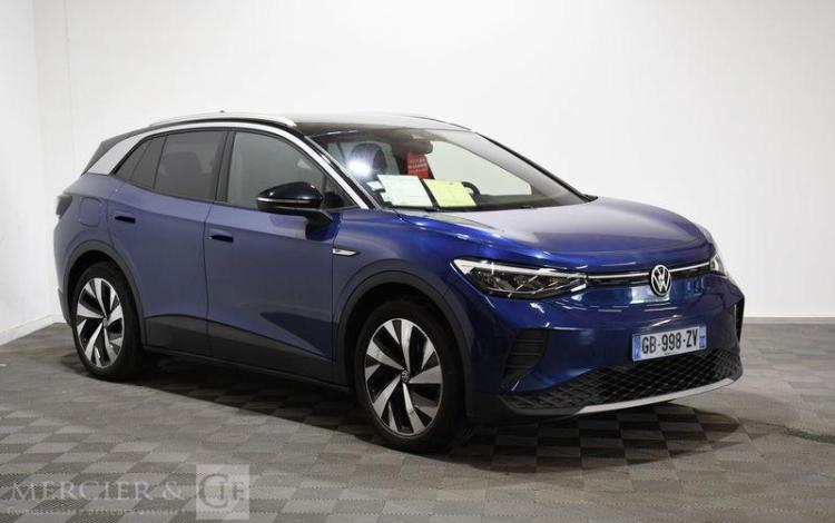 VOLKSWAGEN ID4 205ch 77KWH PRO PERFORMANCE BLEU GB-998-ZV