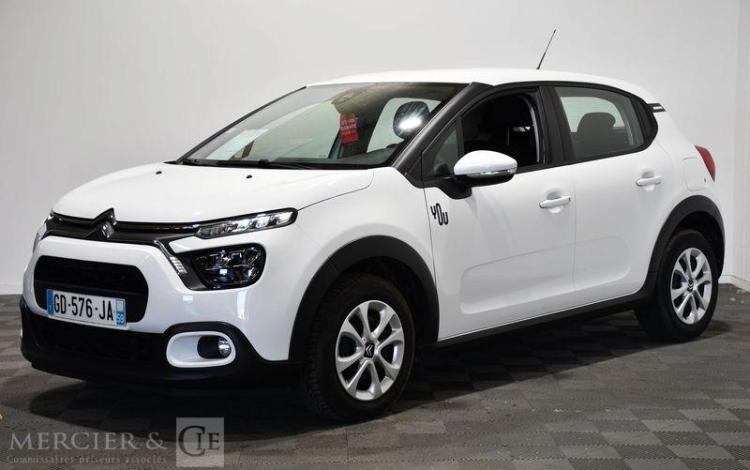 CITROEN C3 1.2 PURETECH 80ch YOU BLANC GD-576-JA