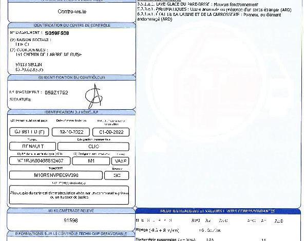 RENAULT CLIO V SOCIETE 1.5 BLUEDCI 100ch EVOLUTION REVERSIBLE BLANC GJ-961-FD