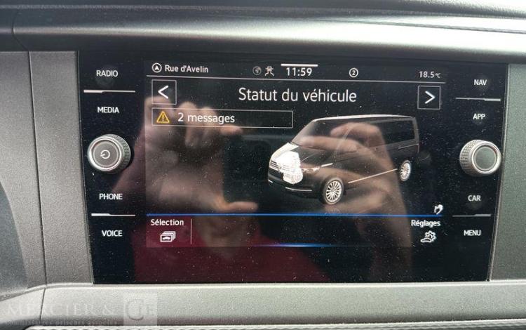 VOLKSWAGEN TRANSPORTER T6 2.0 TDI 150ch 2T8 L1H1 EDITION DSG GRIS GL-412-KK