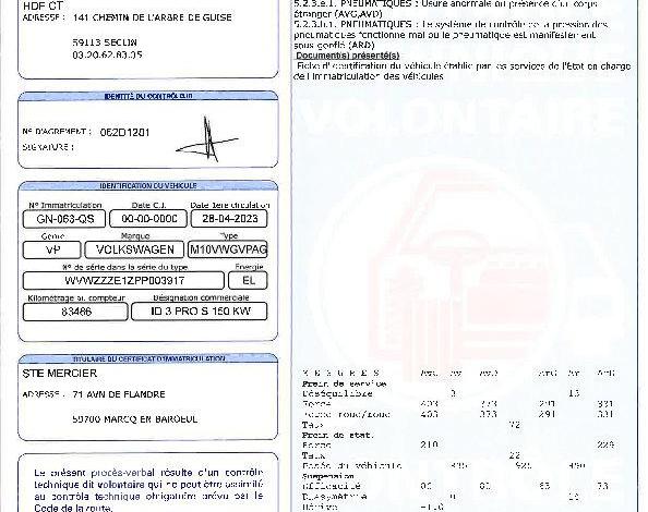 VOLKSWAGEN ID3 205ch 77KWH PRO S BLEU GN-063-QS