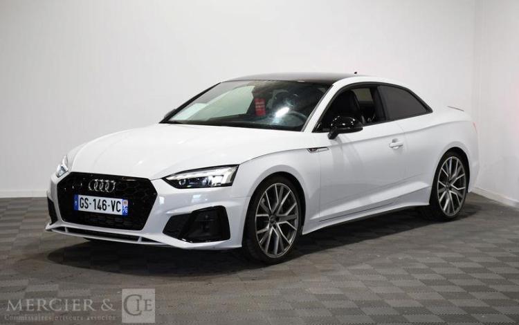 AUDI A5 COUPE 40 TFSI 205CH HYBRID S-EDITION COMPETITION QUATTRO BVA BLANC GS-146-VC