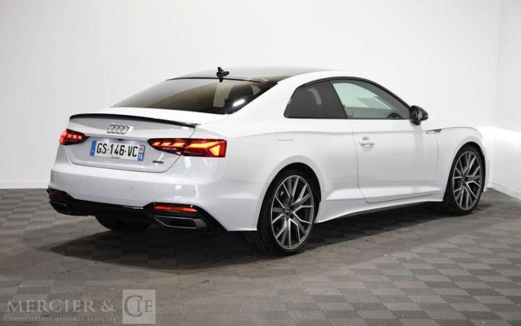 AUDI A5 COUPE 40 TFSI 205CH HYBRID S-EDITION COMPETITION QUATTRO BVA BLANC GS-146-VC