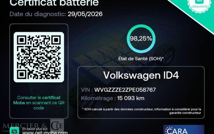 VOLKSWAGEN ID 4 PRO 77KWH PERFORMANCE 150KW GRIS GS-522-RA