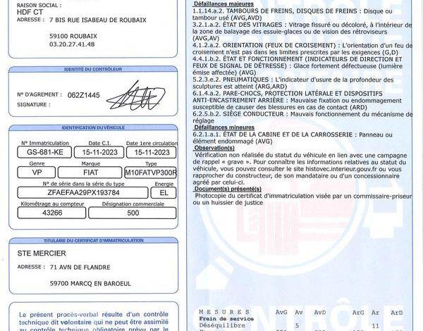 FIAT 500e 95ch 23.7KWH BLANC GS-681-KE