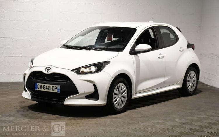 TOYOTA YARIS 1.5 114ch MHEV DYNAMIC BVA BLANC GW-848-CP