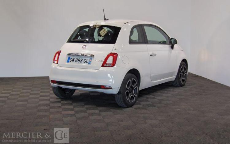 FIAT 500 1.0 MHEV 70ch CLUB BSG BLANC GW-893-GL