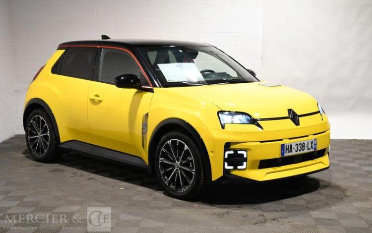 RENAULT 5 E-TECH ELECTRIQUE 150ch 52KWH AUTONOMIE-CONFORT ICONIC CINQ JAUNE HA-338-LX